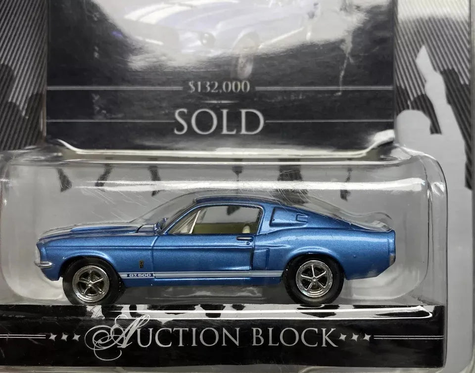 Green light Shelby GT 500 Fastback 1967 Blue Banett Jackson Edition
