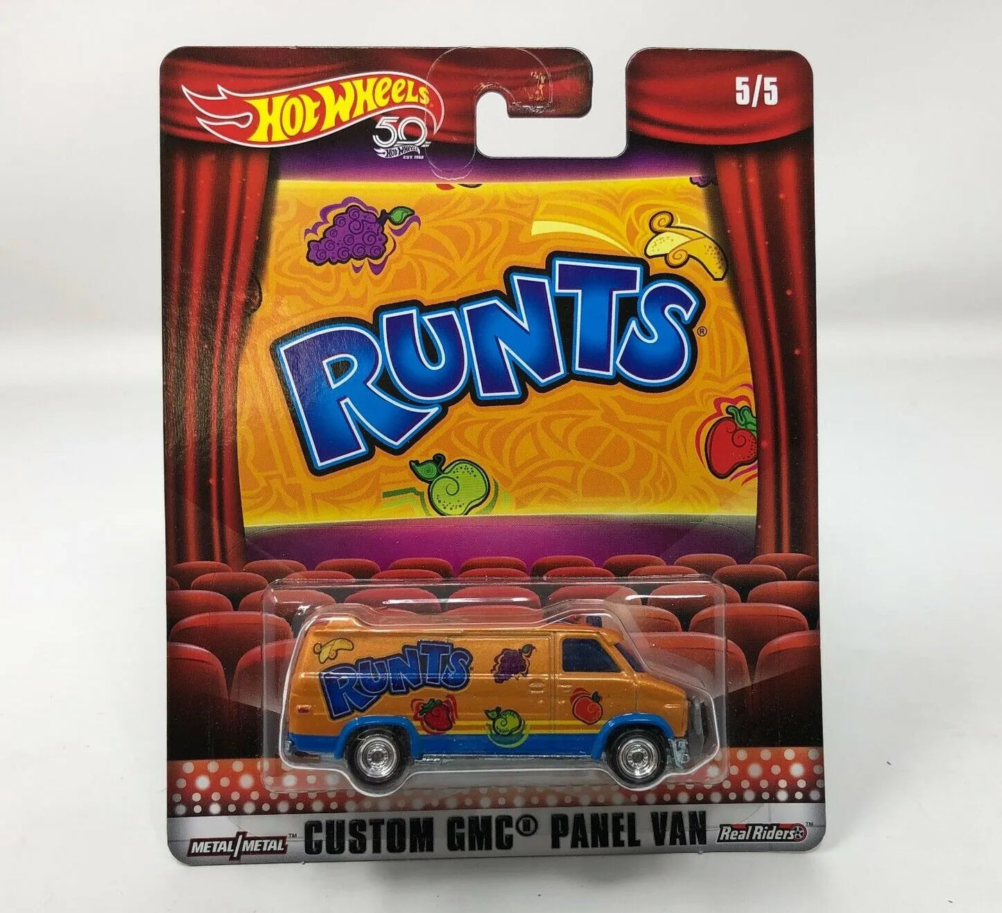 Hot Wheels GMC Customer Panel Van Orange Runts