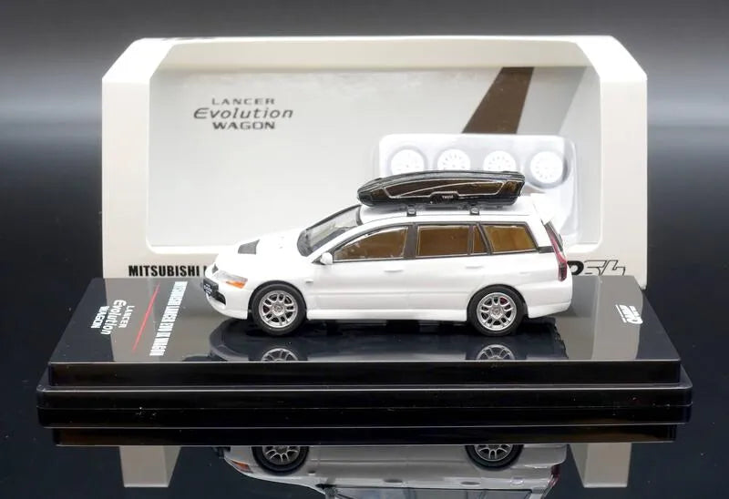 Inno 64 Mitsubishi Lancer Evolution IX Wagon White