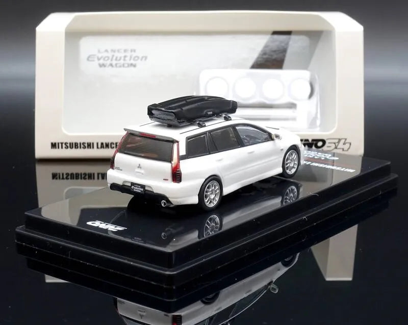 Inno 64 Mitsubishi Lancer Evolution IX Wagon White