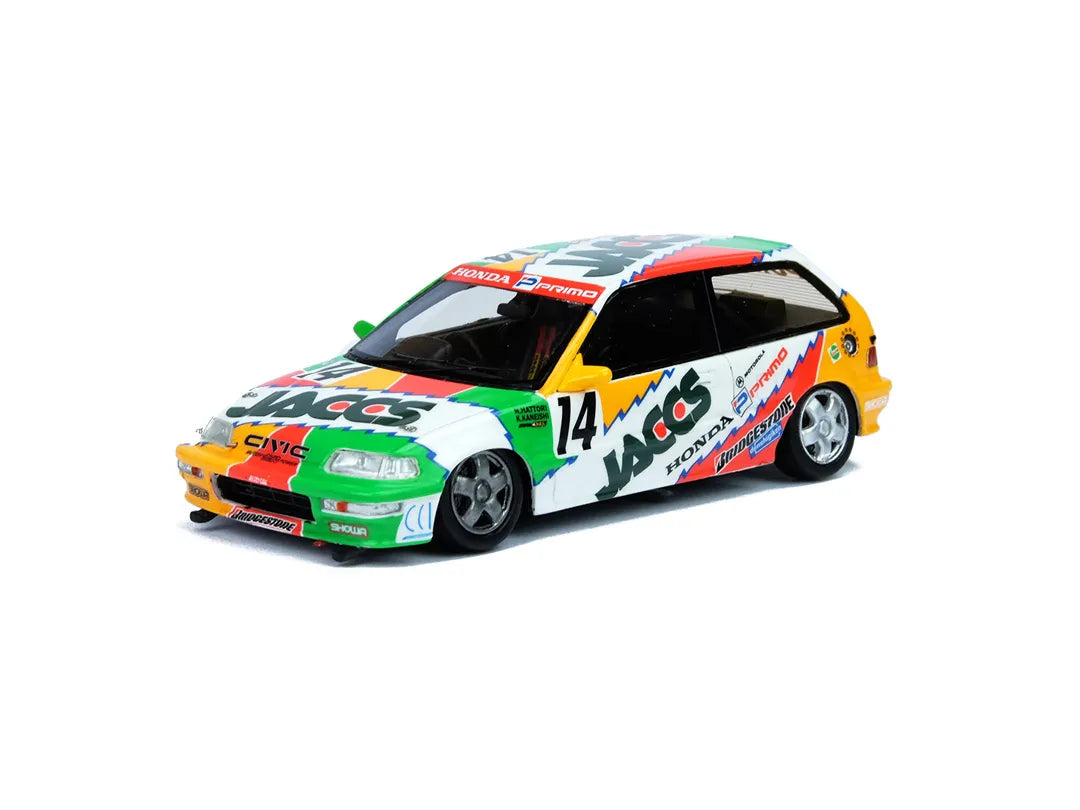 Inno 64 Honda Civic EF9 # 14 1992 White, Green JACSS - Japan Touring Championship