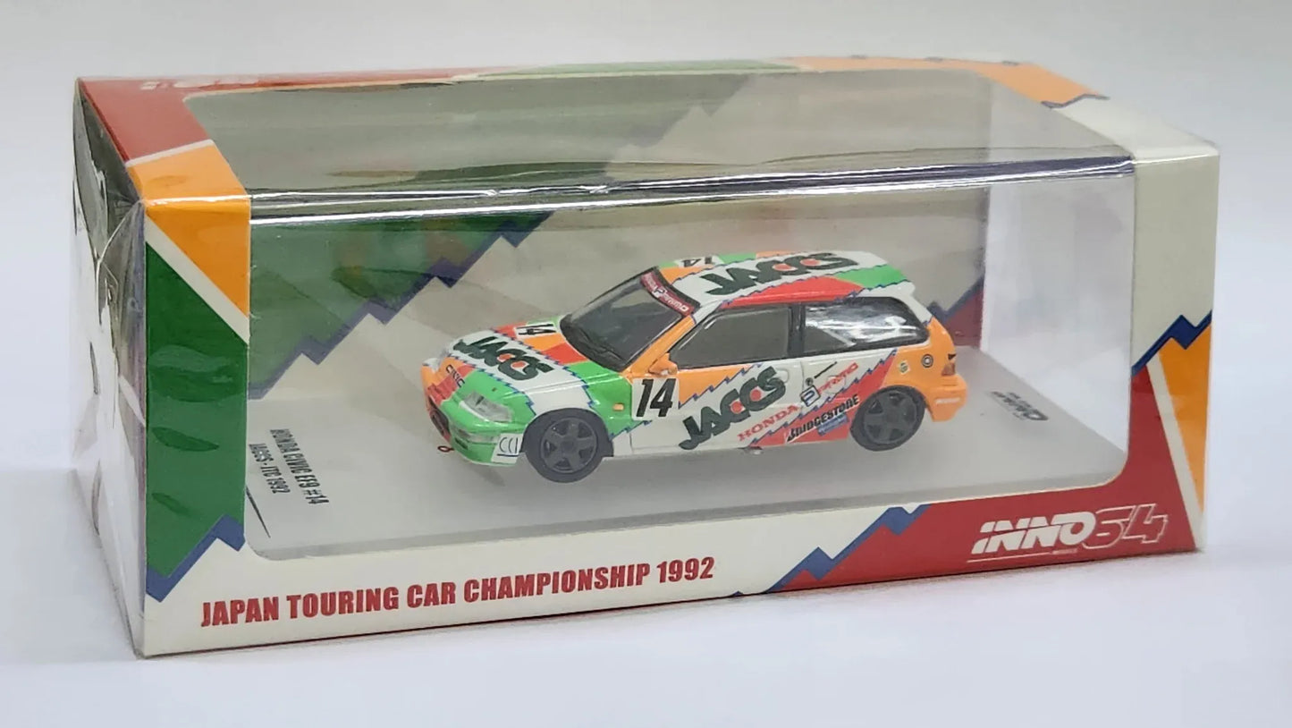 Inno 64 Honda Civic EF9 # 14 1992 White, Green JACSS - Japan Touring Championship