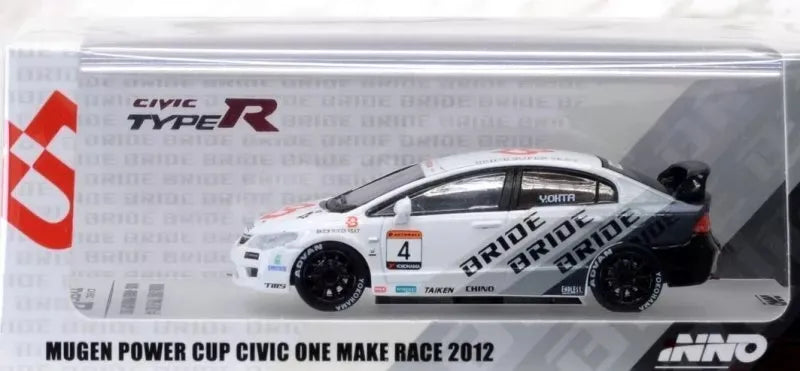 Inno 64 Honda Civic Type-R FD2 # 4 2012 White Bride - Mugen Power Cup