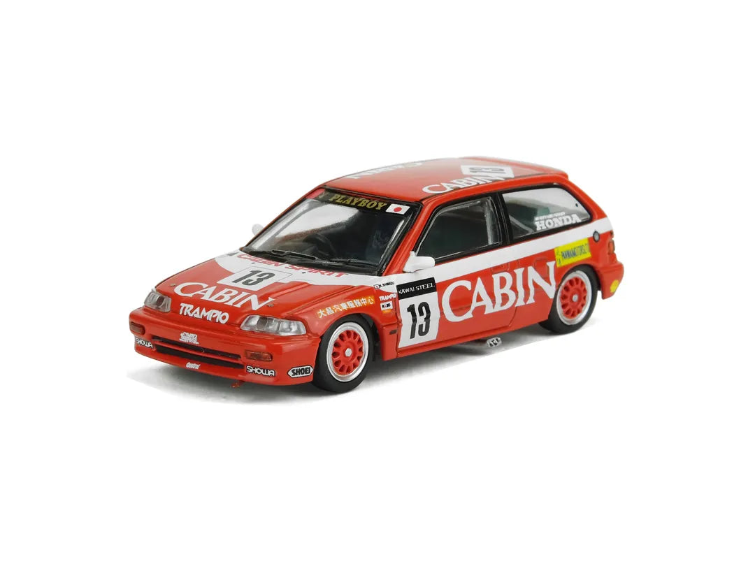 Inno 64 Honda Civic EF3 # 13 1988 Red Team Cabin - Macau Guia Race