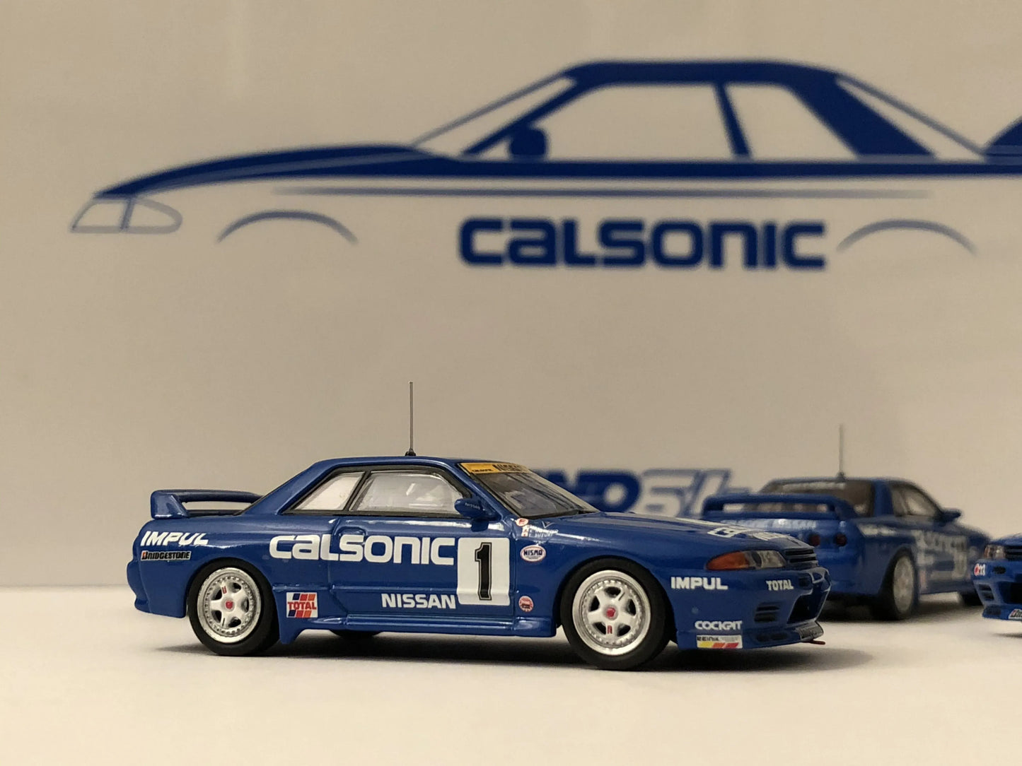 Inno 64 Nissan Skyline GT-R (Calsonic Racing Team) 1991 Blue Japan Touring Car Championship - 2nd place
