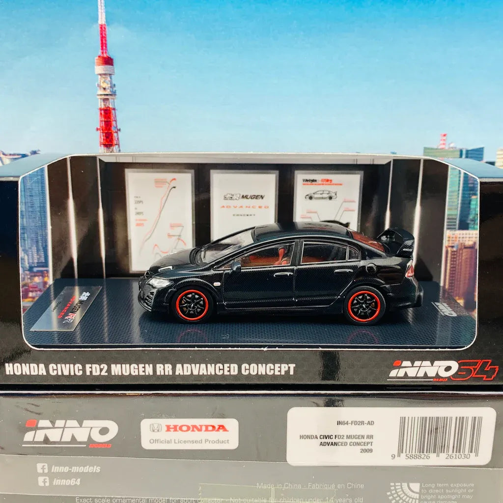 Inno 64 Honda Civic FD2 Mugen RR Black Advanced Concept