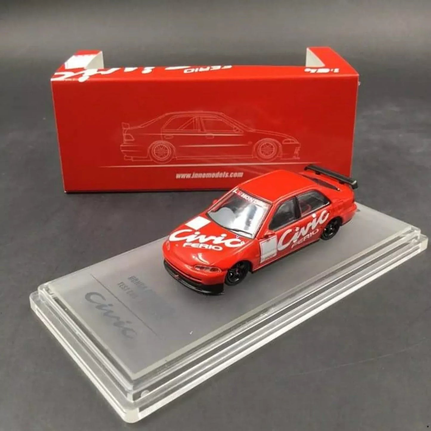Inno 64 Honda Civic Ferio - Test Car JTCC 1995 Red
