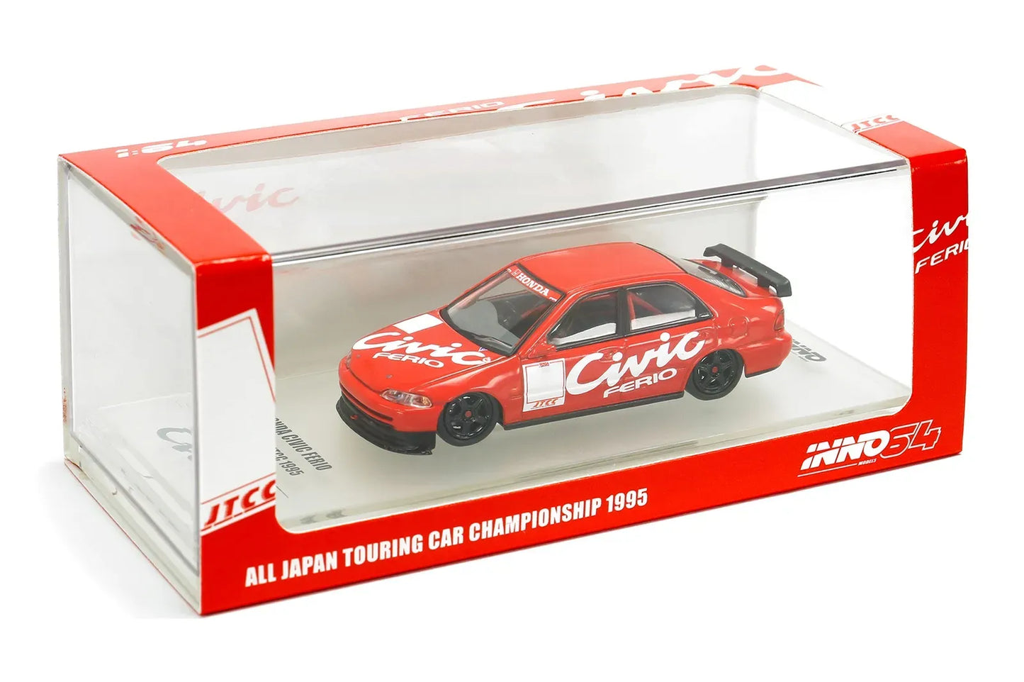 Inno 64 Honda Civic Ferio - Test Car JTCC 1995 Red