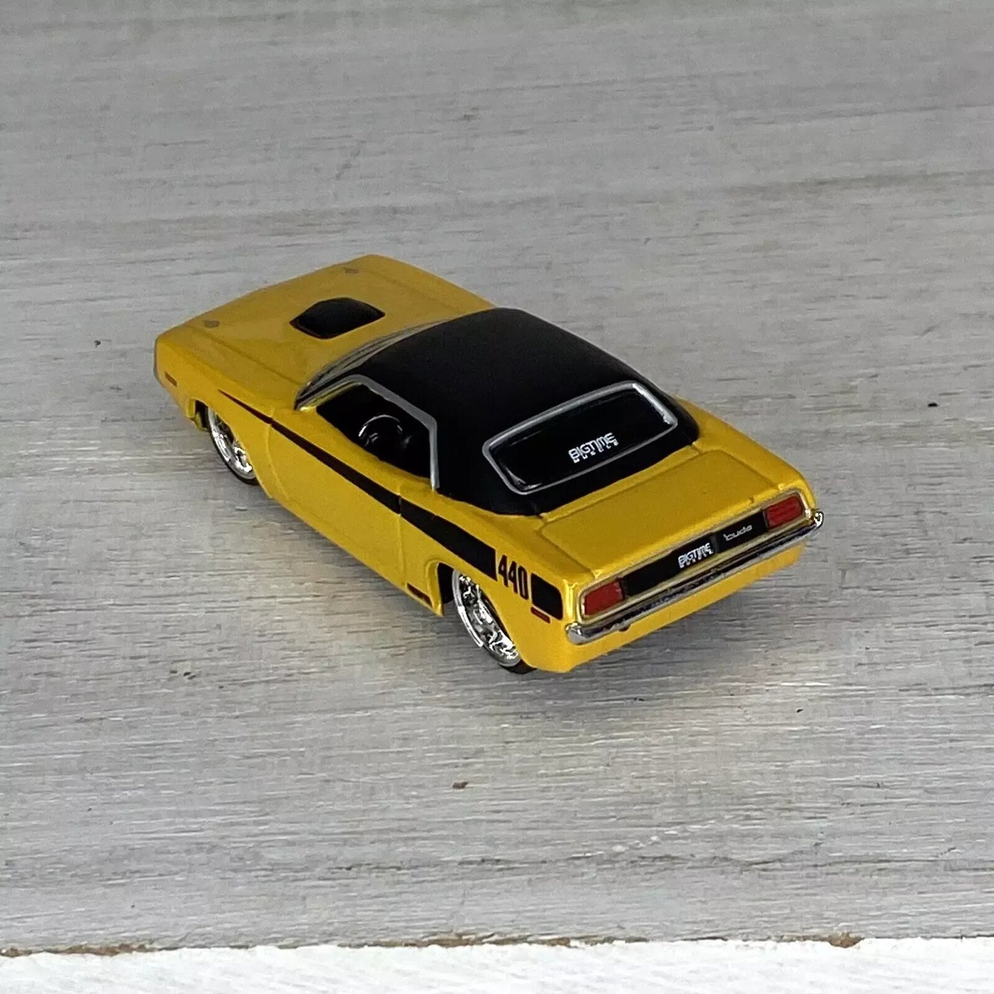 Jada Dub City Plymouth Cuda 440 1970 Yellow Big Time Muscles