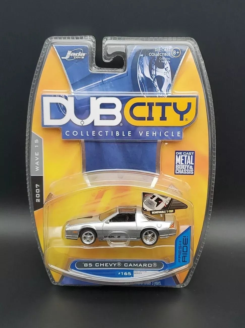 Jada Chevrolet Camaro 1985 Silver Dub City