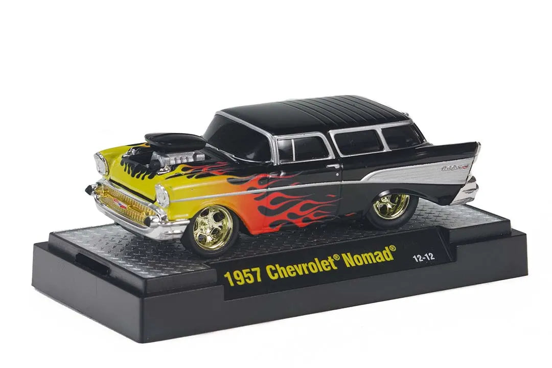 M2 Machines Premium Edition Chevrolet Nomad 1957 Black Flame Edition