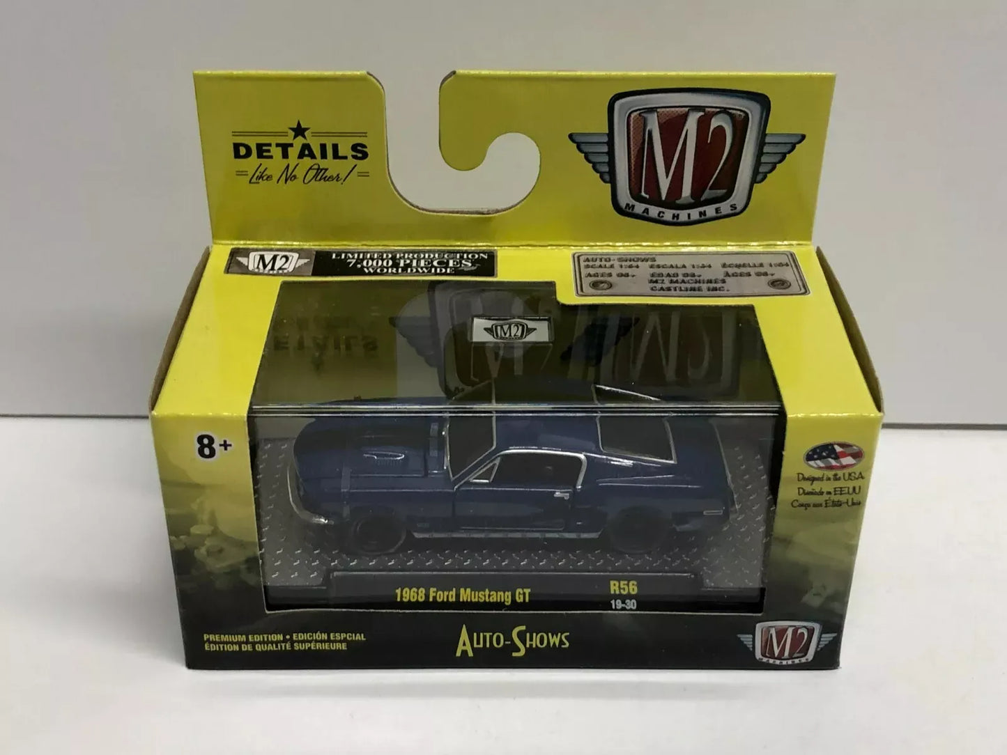 M2 Machines Limited Edition Ford Mustang GT 1968 Purple
