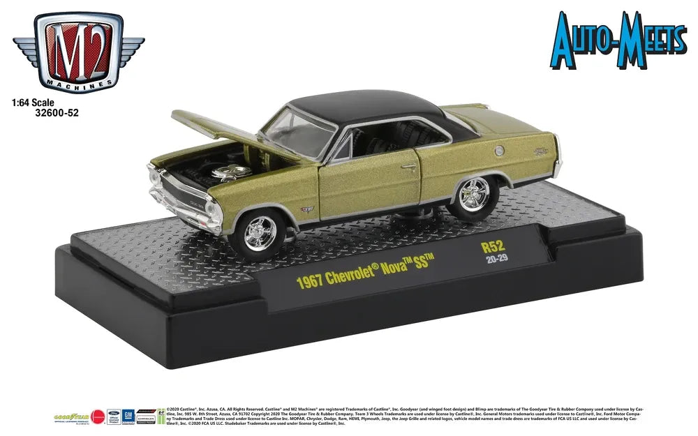 M2 Machines Limited Edition Chevrolet Nova SS 1967 Golden
