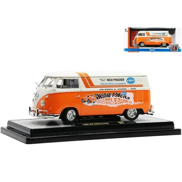 M2 Machines Limited Edition Volkswagen Delivery Van USA Model 1960 White, Orange