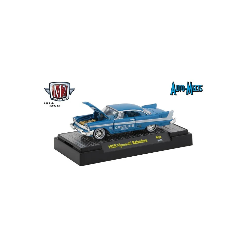 M2 Machines Limited Edition Plymouth Belvedere 1958 Blue