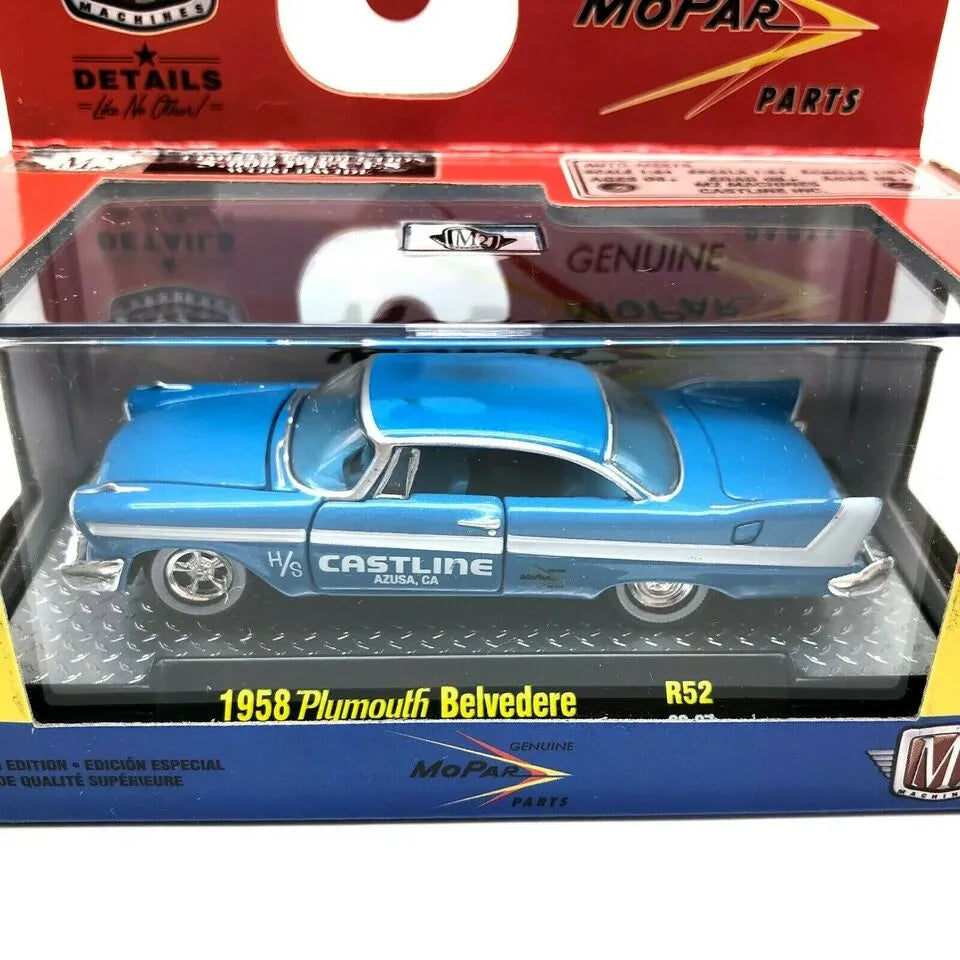 M2 Machines Limited Edition Plymouth Belvedere 1958 Blue