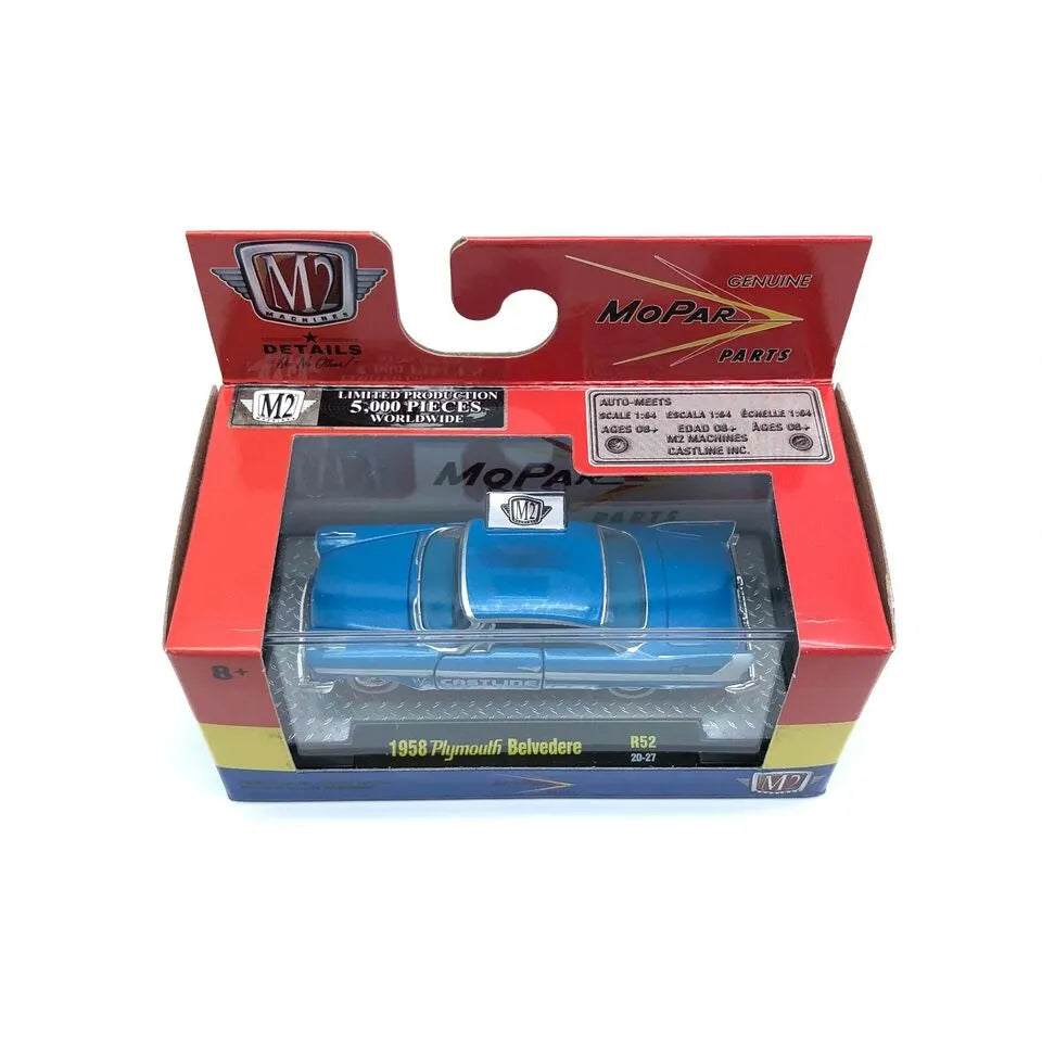 M2 Machines Limited Edition Plymouth Belvedere 1958 Blue