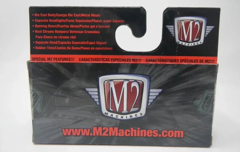 M2 Machines Limited Edition Chevrolet Bel Air 1954 Silver, Red