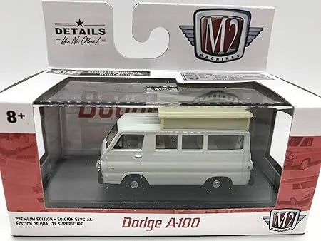 M2 Machines Premium Edition Dodge A-100 Camper Van 1964 White