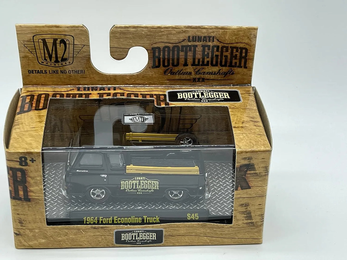M2 Machines Limited Edition Ford Econoline Truck 1964 Black Bootlegger