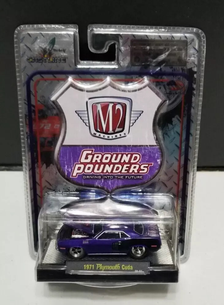 M2 Machines Premium Edition Plymouth HEMI Cuda 1971 Purple