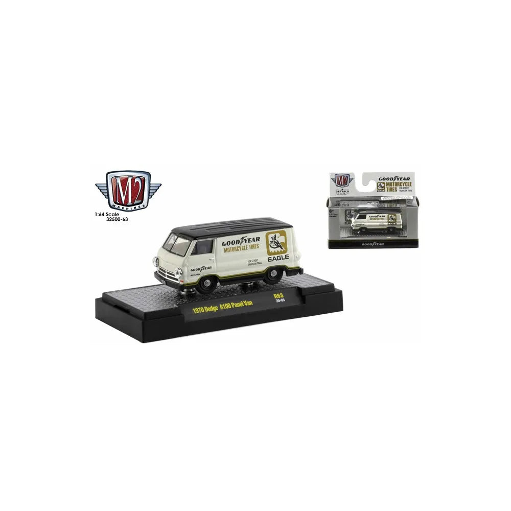 M2 Machines Limited Edition Dodge A100 Panel Van 1970 White, Black Good year