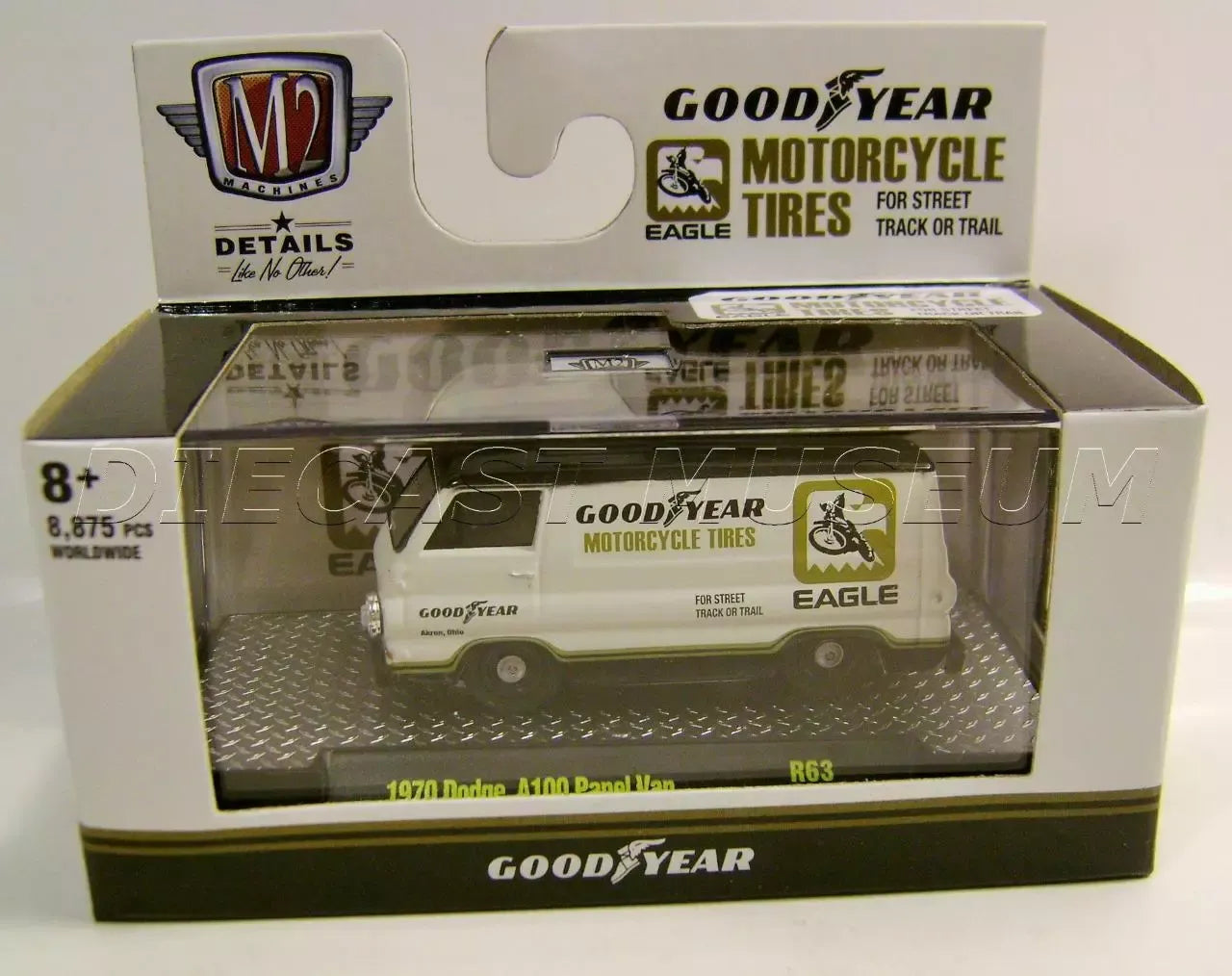 M2 Machines Limited Edition Dodge A100 Panel Van 1970 White, Black Good year