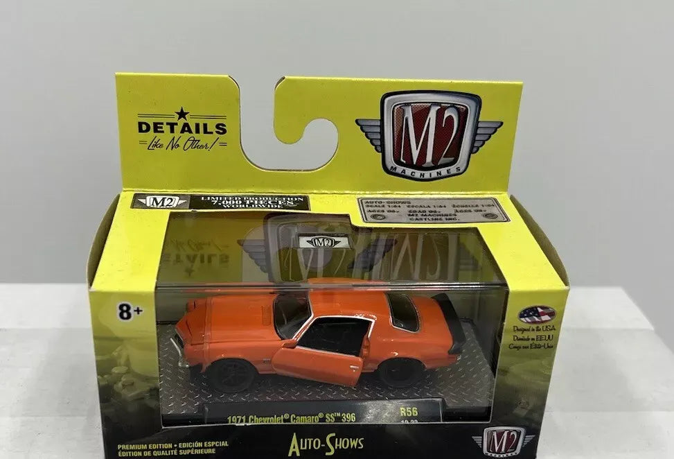 M2 Machines Limited Edition Chevrolet Camaro SS 396 1971 Orange
