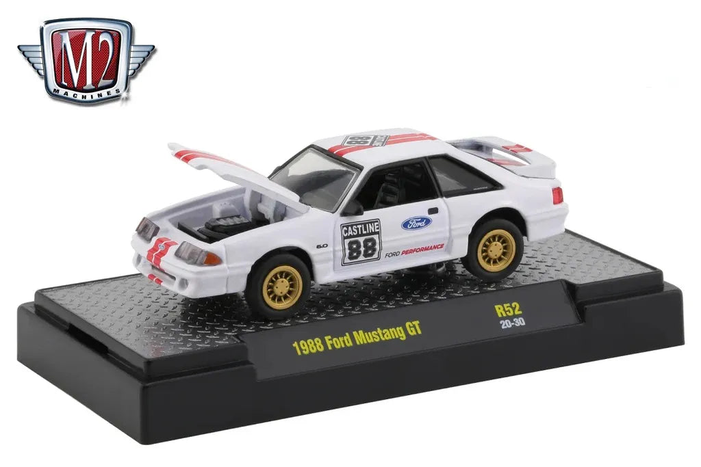 M2 Machines Premium Edition Ford Mustang GT 1988 White