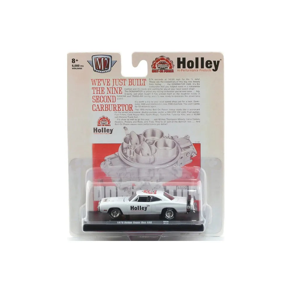 M2 Machines Premium Edition Dodge Super B 440 1970 White Holley