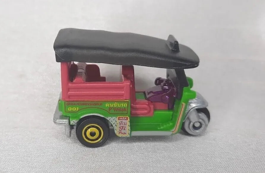 Matchbox Tuk-Tuk Green, Black