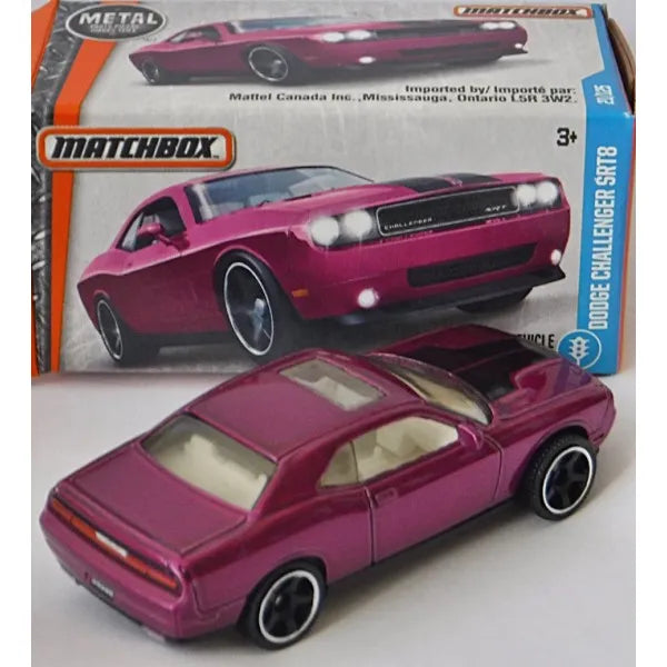 Matchbox Dodge Challenger SRT8 Purple
