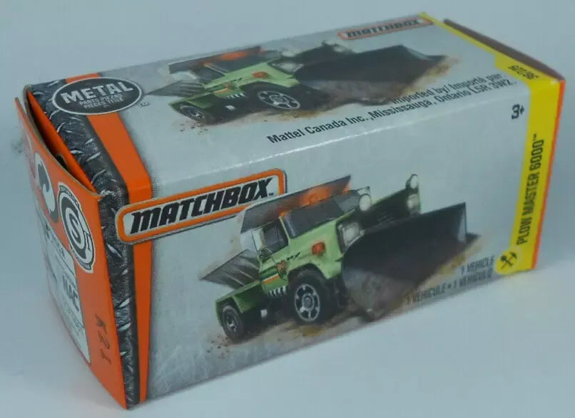 Matchbox Industrial Plow Master 6000 White, Grey