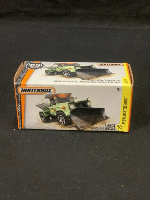 Matchbox Industrial Plow Master 6000 White, Grey