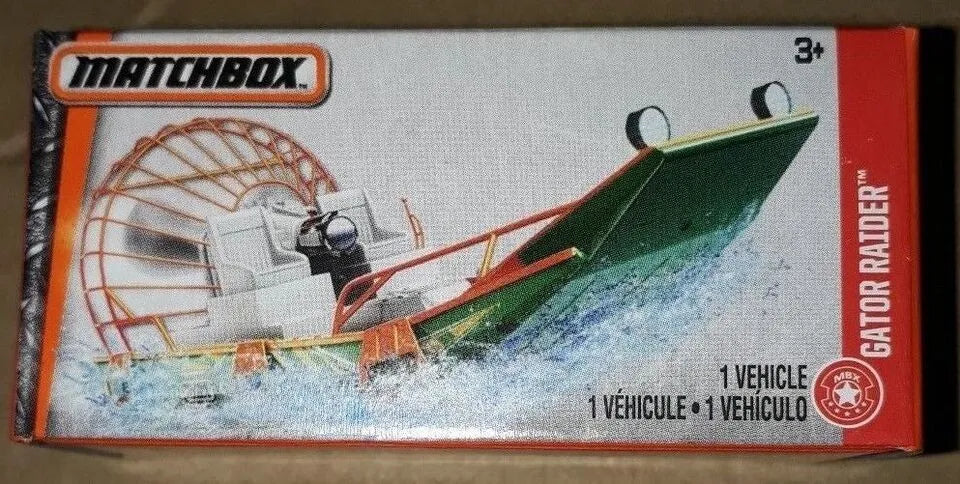 Matchbox MBX Gator Raider Orange, White