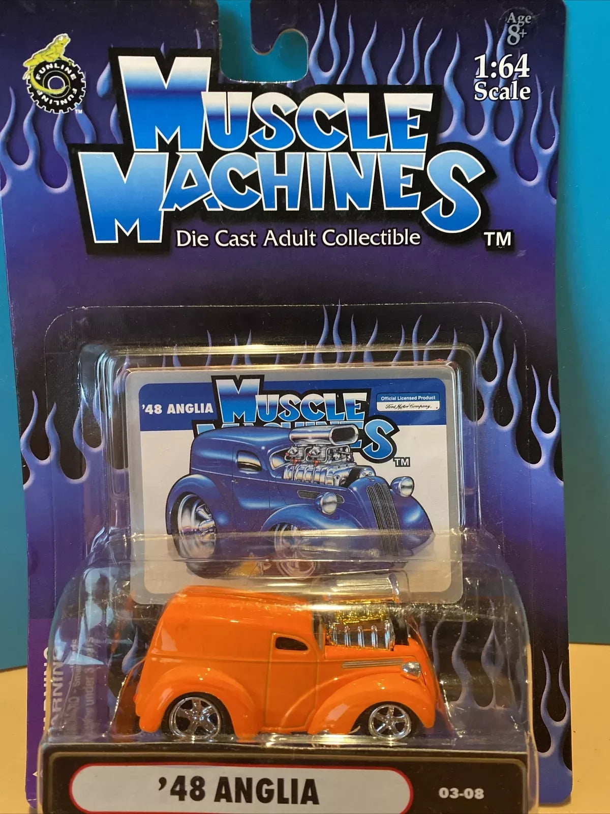 Muscle Machines Ford Anglia 1948 Orange