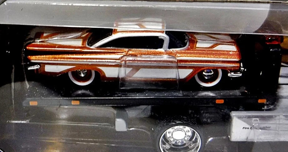 Maisto Hauler Chevrolet Flatbed/Chevrolet Impala 1959 Brown & White