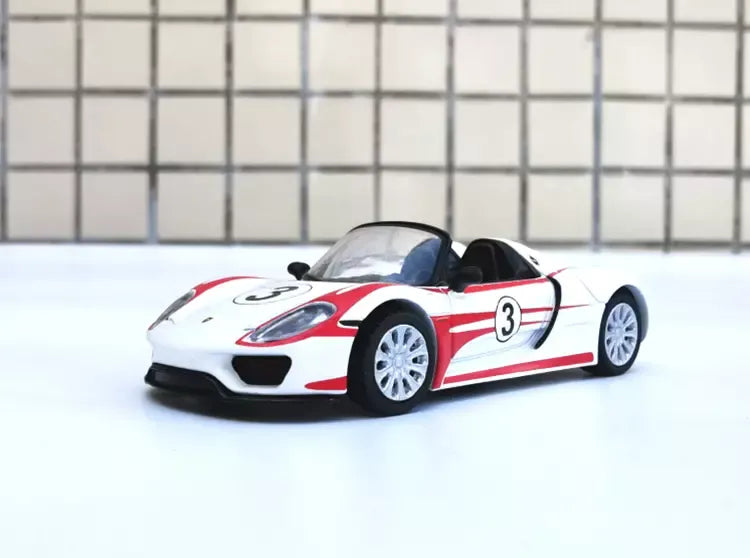 Schuco Toyeast Limited Edition Porsche 918 Spyder No. 3 White