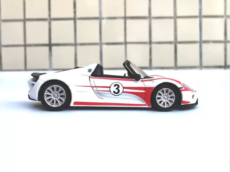 Schuco Toyeast Limited Edition Porsche 918 Spyder No. 3 White