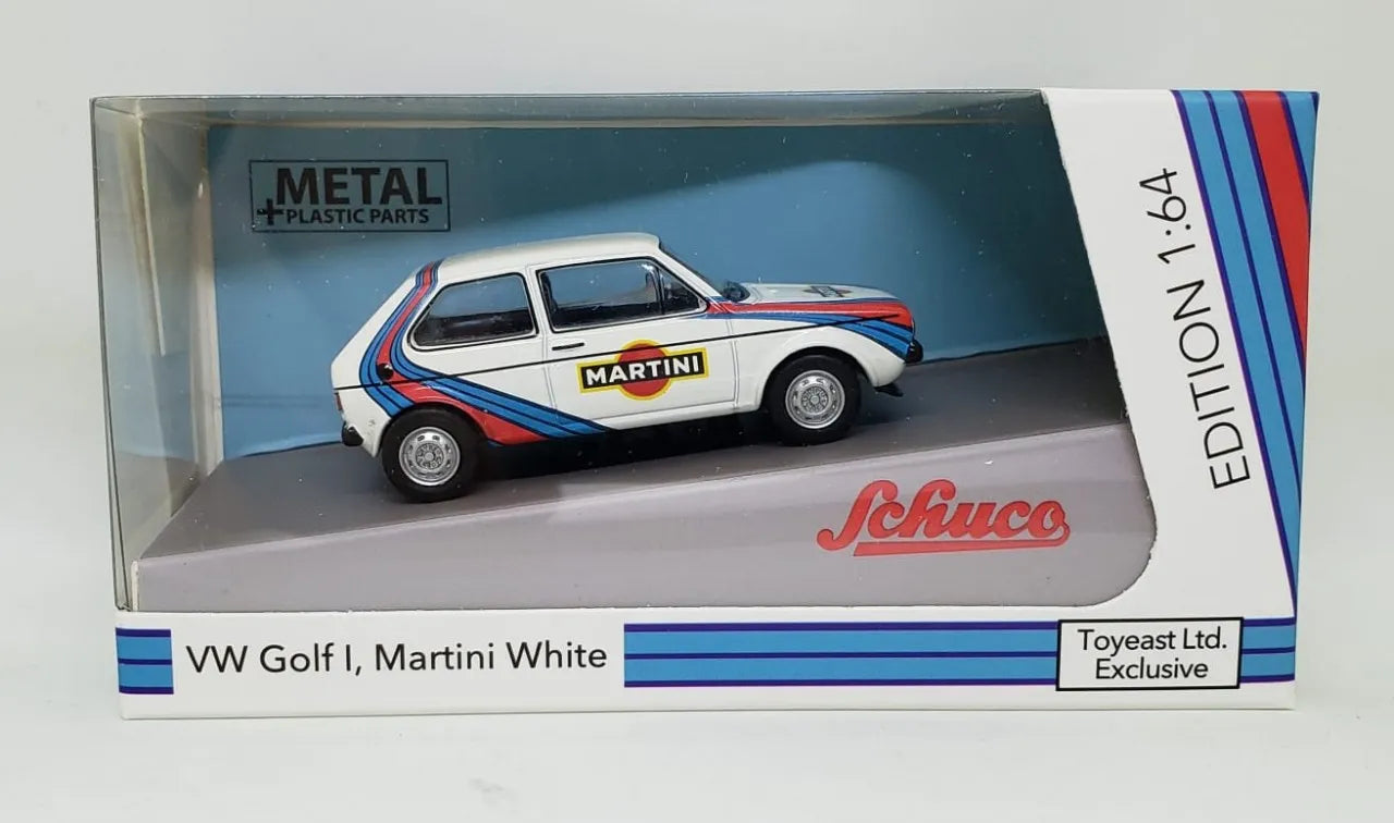 Schuco Toyeast Exclusive Edition Volkswagen Gold I, Martini White