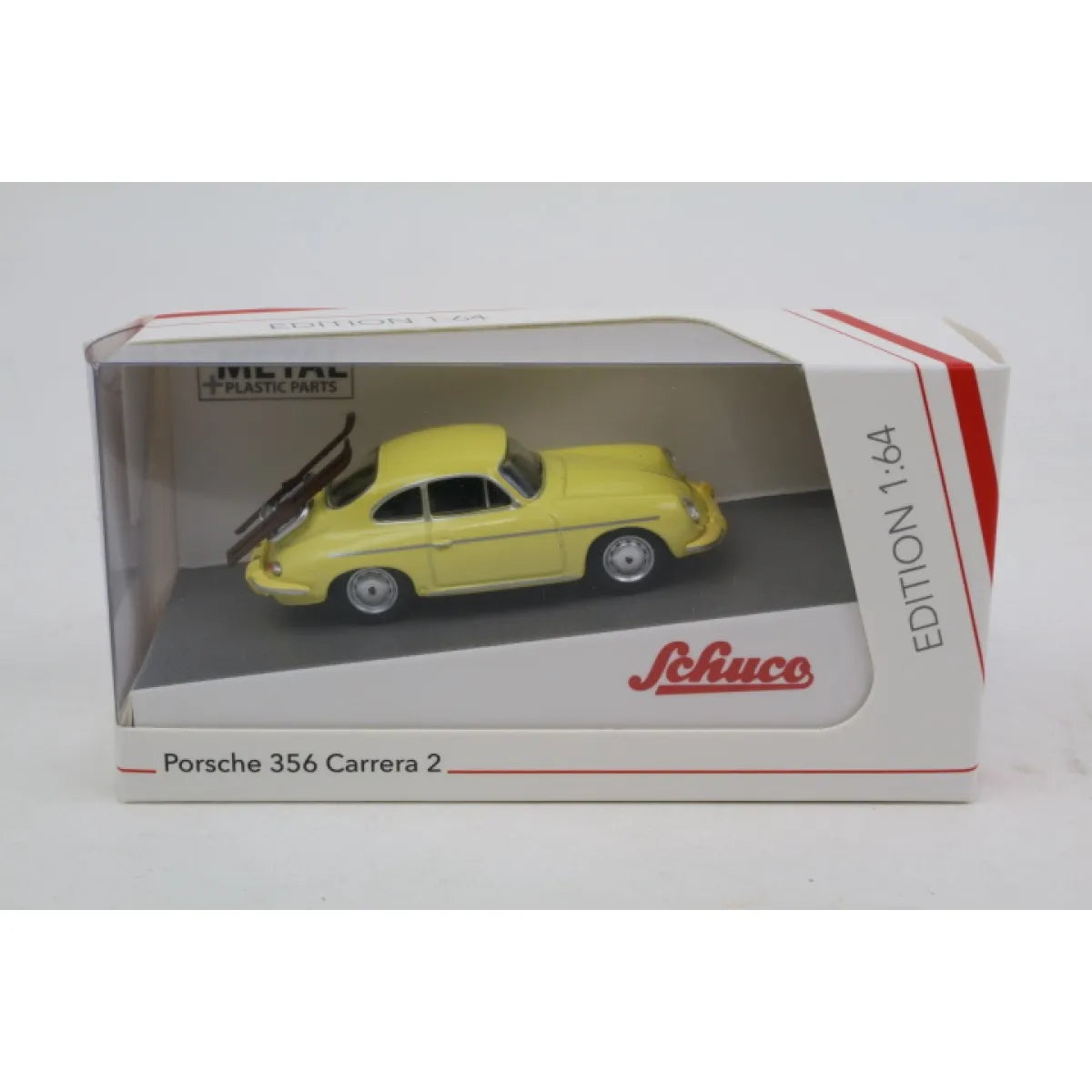 Schuco Porsche 356 Carrera 2 Yellow Surfing Boards