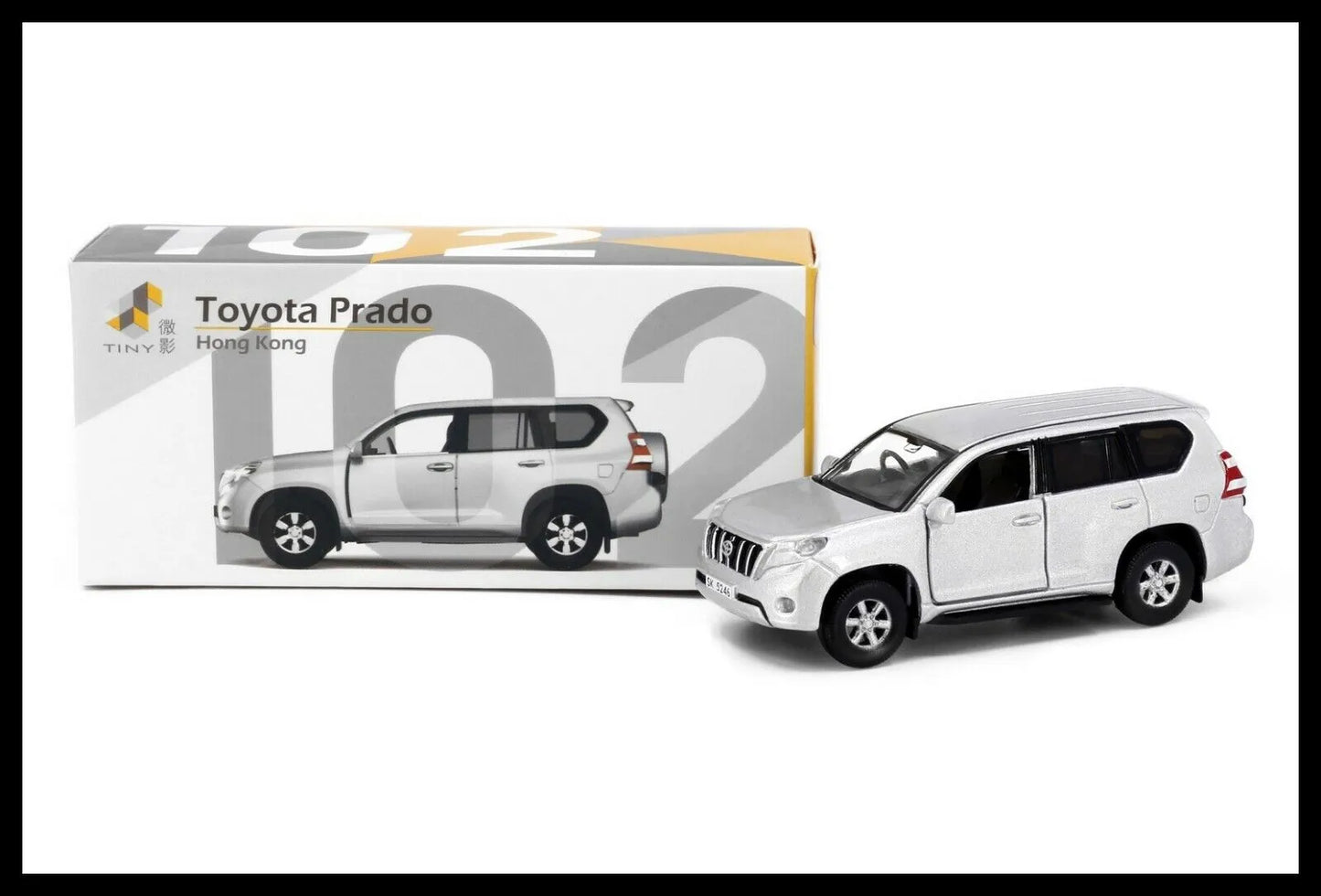Tiny HK Toyota Prado Grey 102
