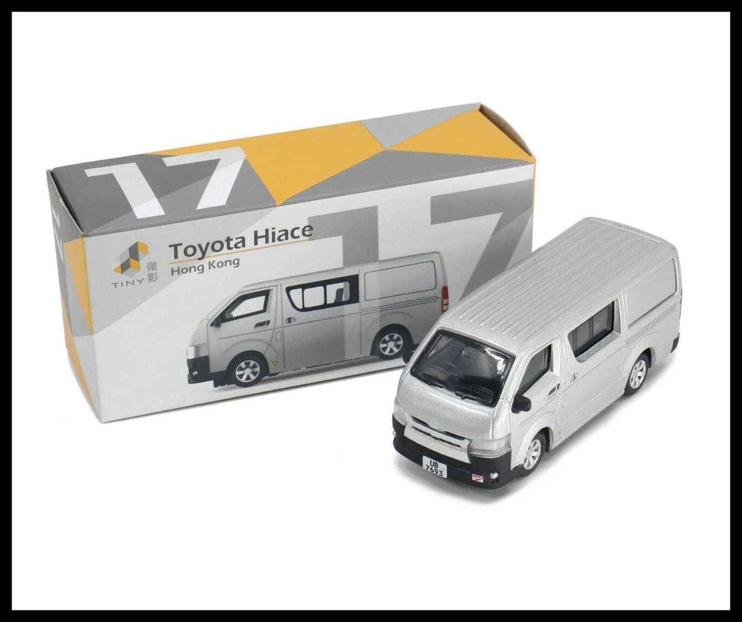 Tiny HK Toyota Hiace White 17