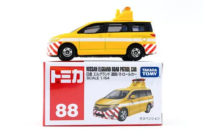 Tomy Takara Nissan Elgrand Road Patrol Car Yellow 88