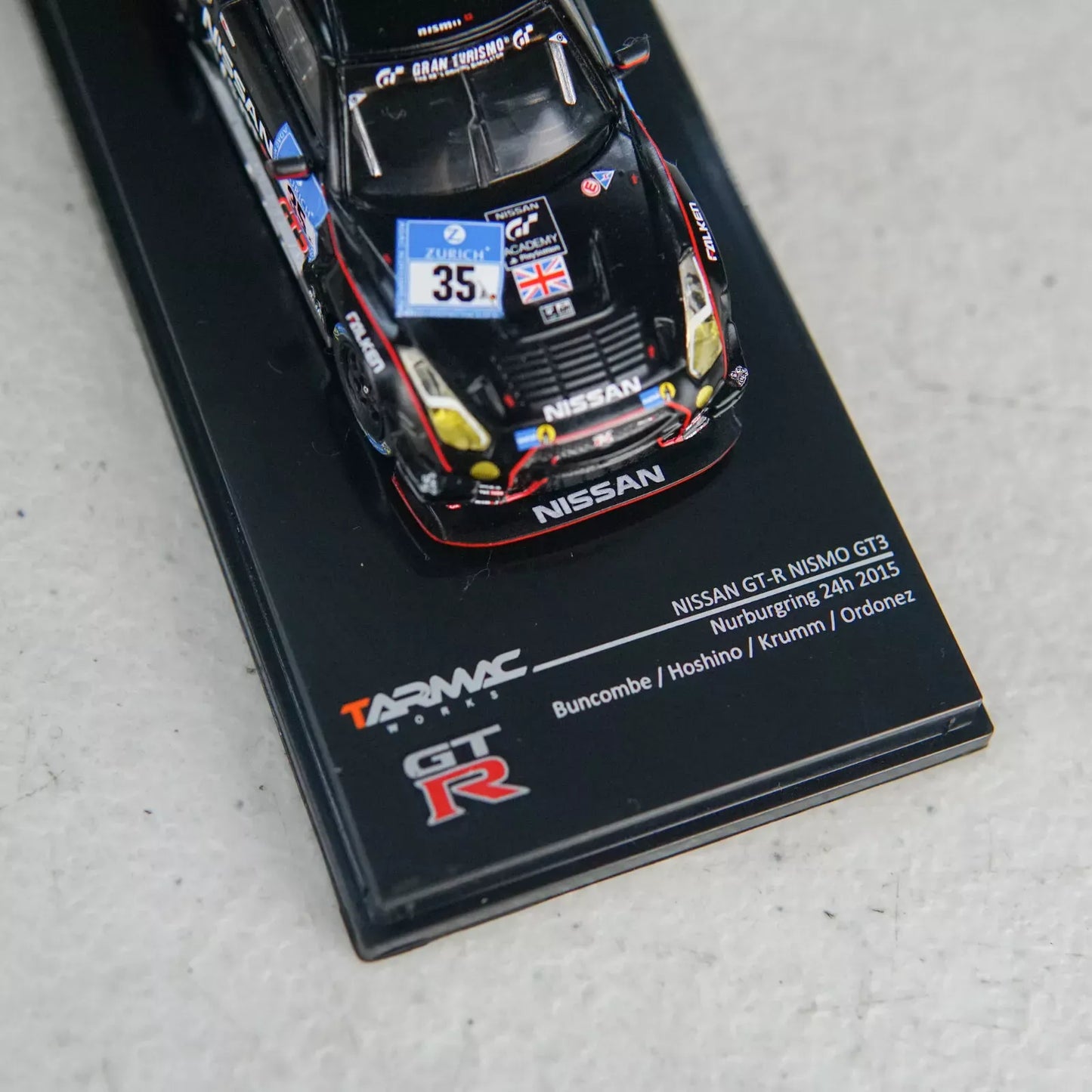 Tarmac Nissan Nissan GT-R Nismo GT3 Nurburging 24H 2015 Black Buncombe/Hoshino/Krumm/Ordonez