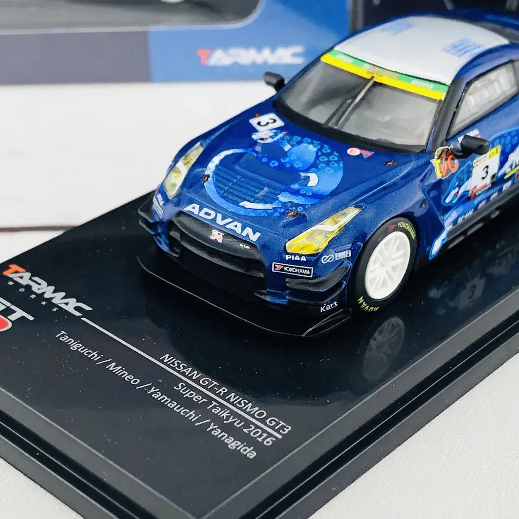 Tarmac Nissan GT-R Nismo GT3 Super Taikyu 2016 Blue, Silver Taniguchi/Mineo/Yamauchi/Yanagida
