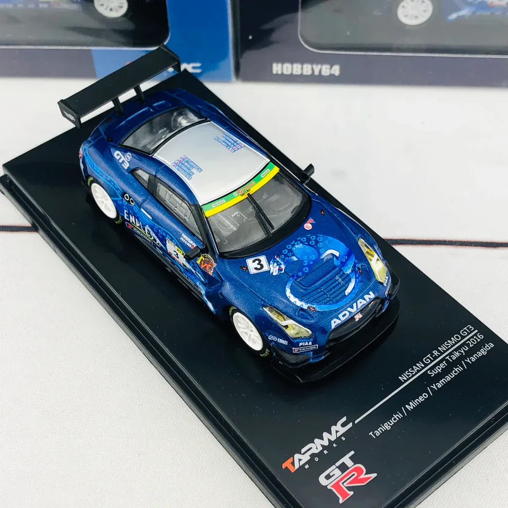Tarmac Nissan GT-R Nismo GT3 Super Taikyu 2016 Blue, Silver Taniguchi/Mineo/Yamauchi/Yanagida