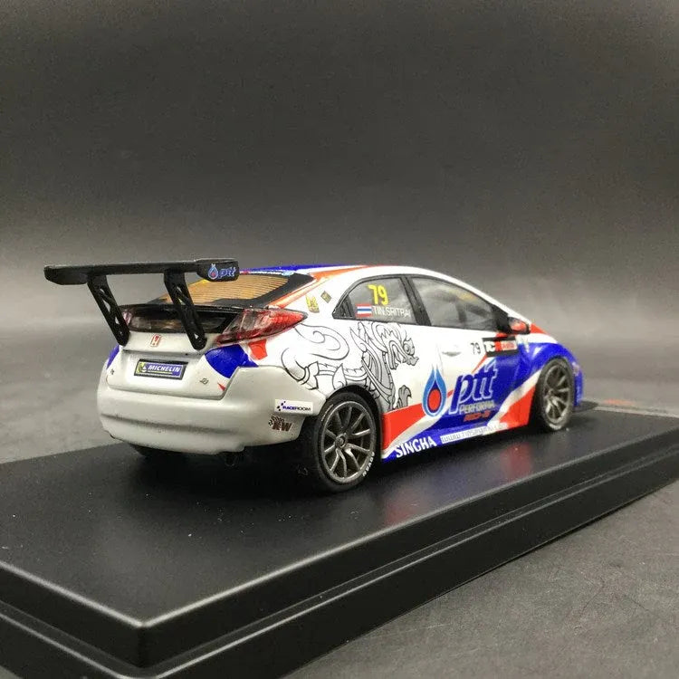 Tarmac Honda Civic Type R FK2 TCR Asia 2017 Blue, White Tin Sritrai