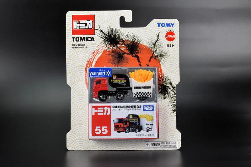 Tomica - Tomy - Takara Tomy Isuzu Giga Fried Potato Car Red, White 55