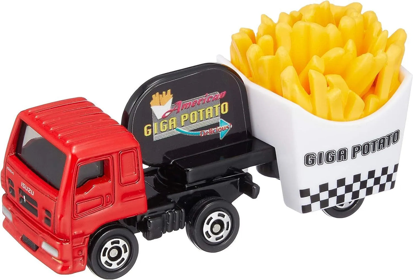 Tomica - Tomy - Takara Tomy Isuzu Giga Fried Potato Car Red, White 55